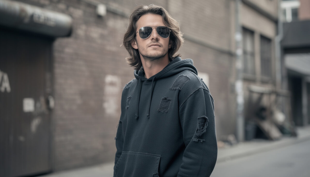 découvrez comment associer des lunettes aviateur avec un hoodie pour un look rock décontracté tendance et stylé. idées conseils et astuces mode.