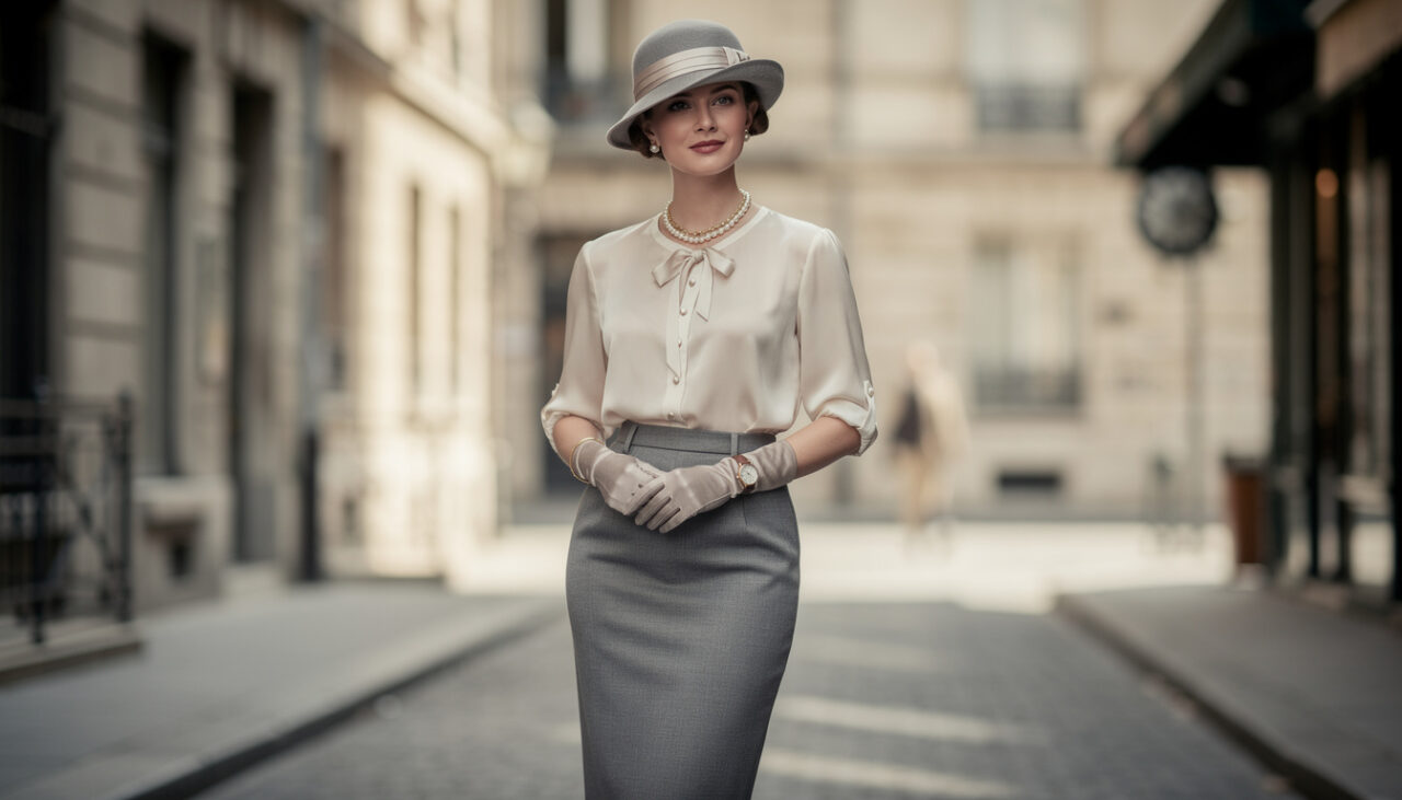 découvrez comment porter un chapeau cloche avec une jupe crayon pour un style vintage sophistiqué et élégant, parfait pour toutes les occasions.