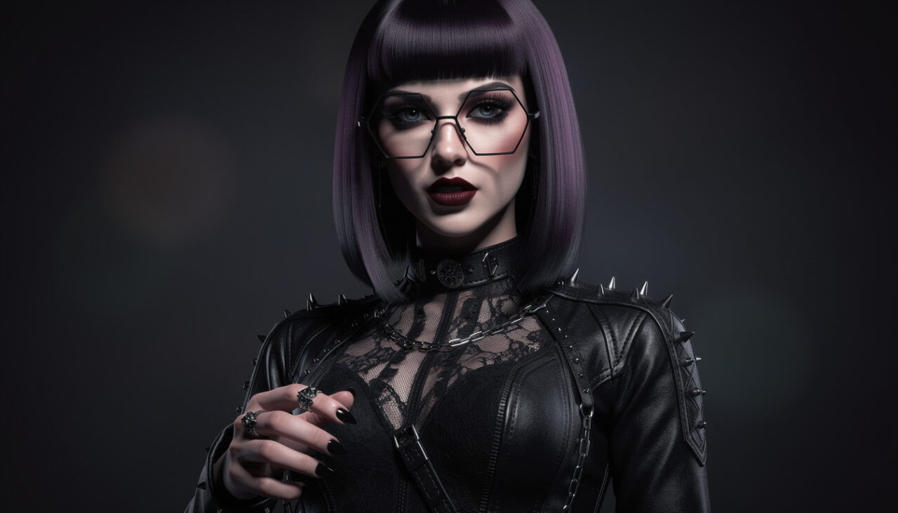 découvrez comment choisir des lunettes hexagonales pour compléter parfaitement un style gothique edgy, alliant originalité et audace.