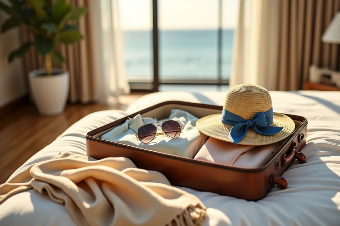 Les indispensables à glisser dans sa valise pour des vacances élégantes et confortables.