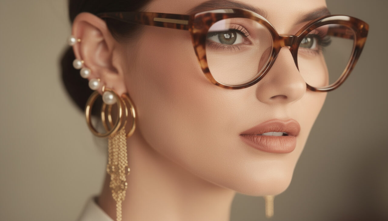 découvrez comment superposer boucles d'oreilles et lunettes pour adopter un look vintage sophistiqué, élégant et tendance en toute simplicité.